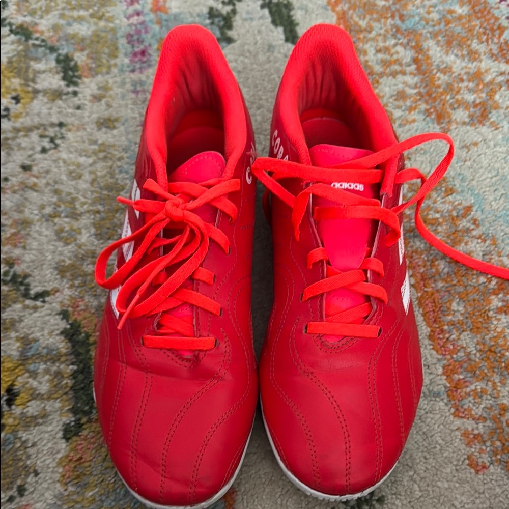 Adidas Bright Red Sports Shoes